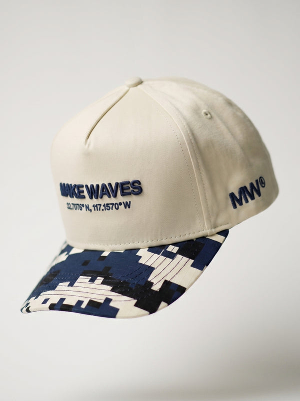 Make Waves – Structured Cap – Digi Camo & Wood Camo