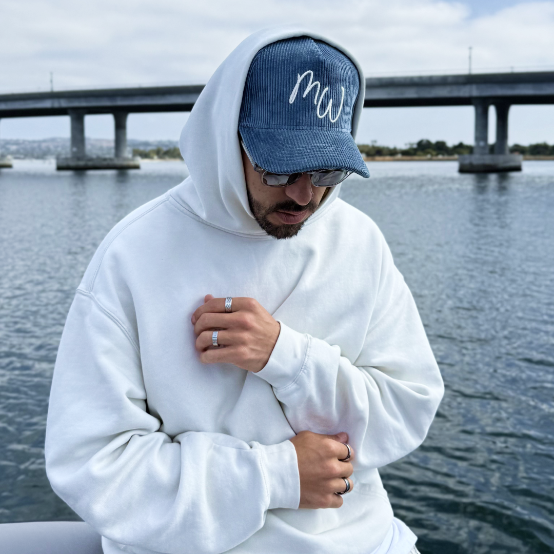 Make Waves Corduroy Script Hat
