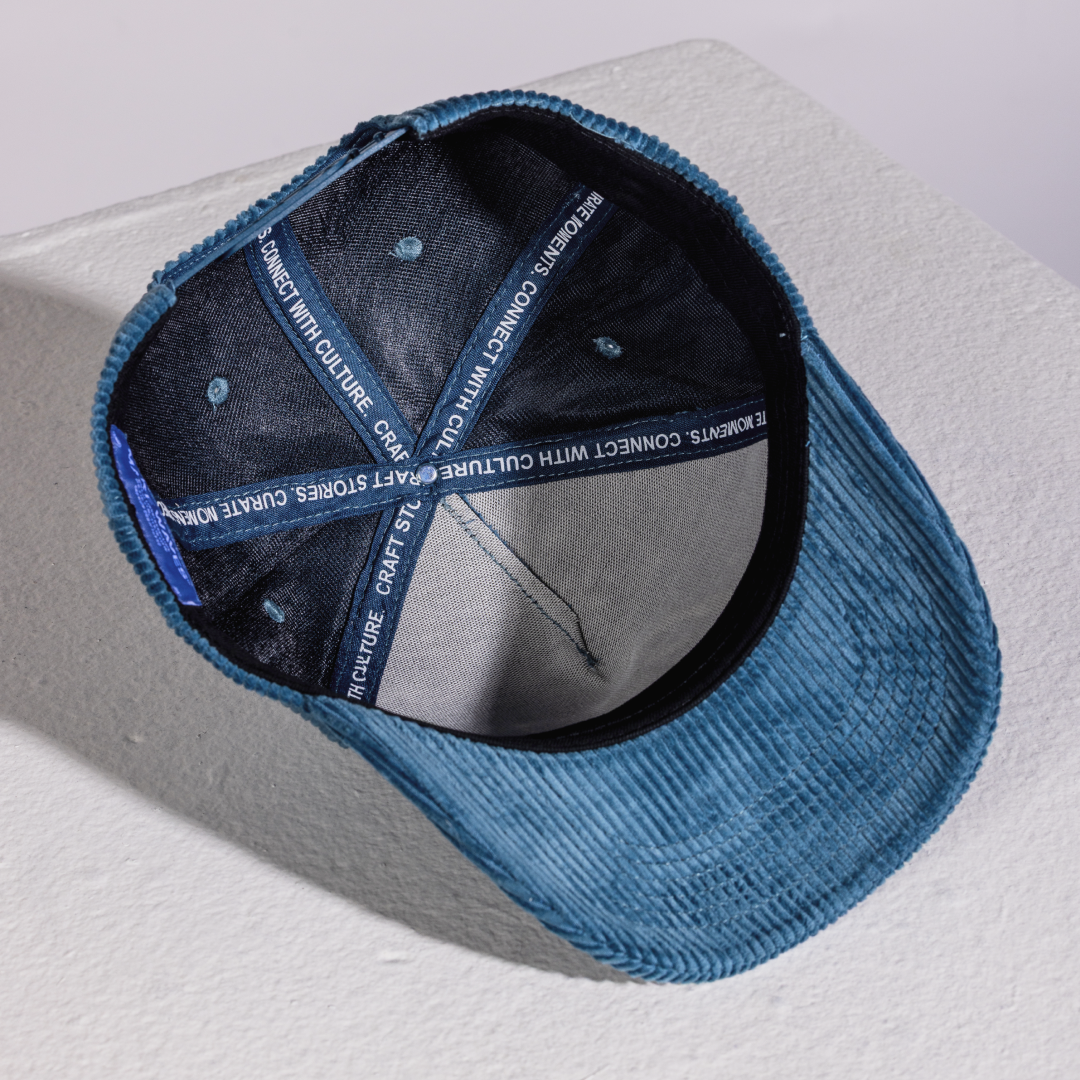 Make Waves Corduroy Script Hat