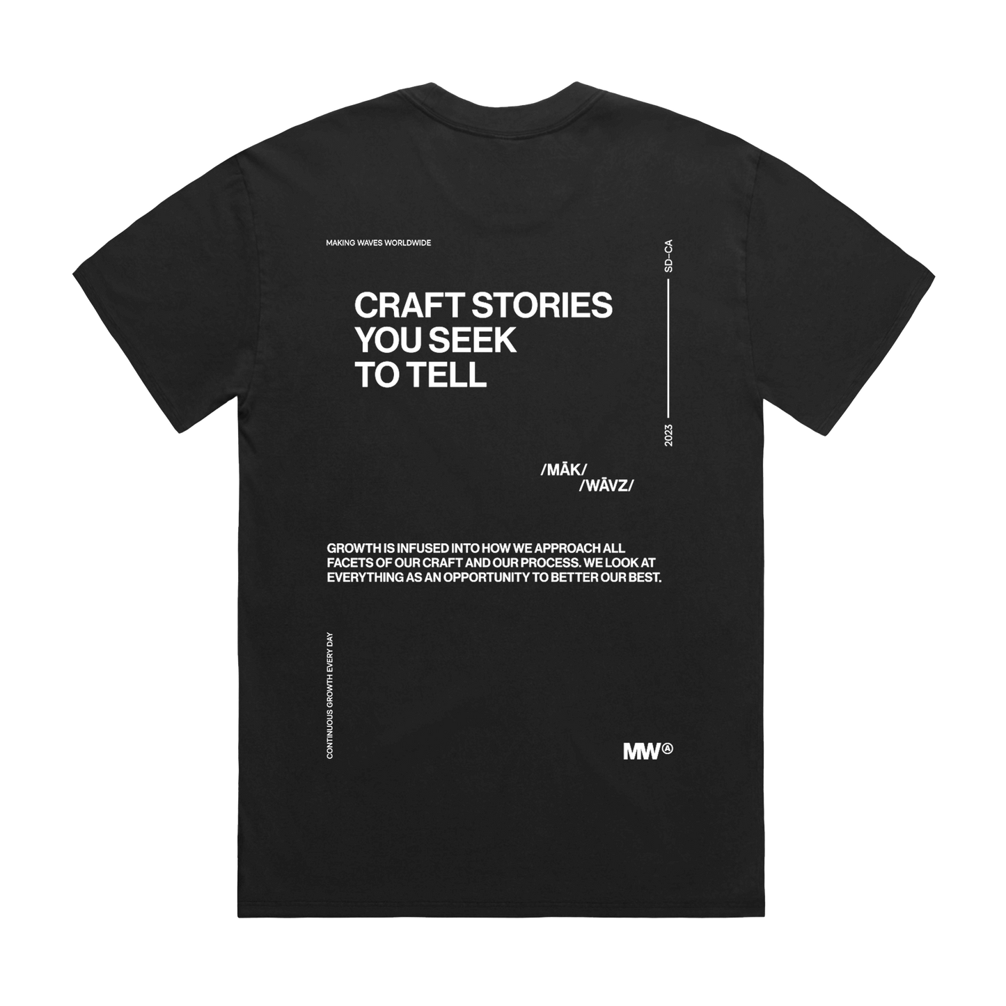 Oversized T Shirt - Black
